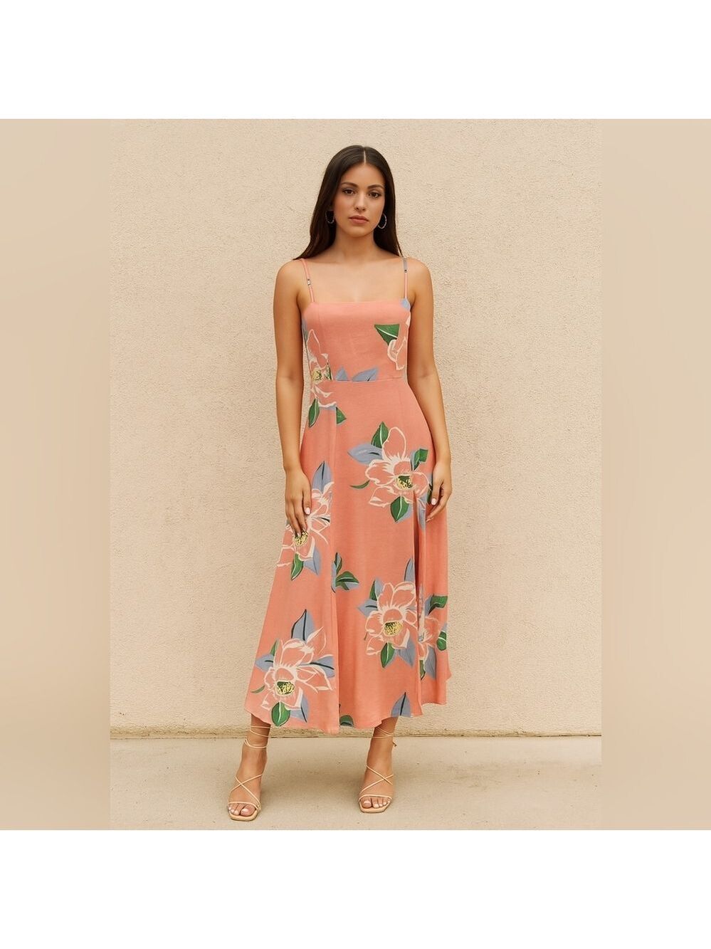 Women's Capulet Dress, Floral, Pink, Size S